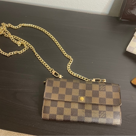 Louis Vuitton Porte Tresor International Damier Ebene Crossbody - Picture 1 of 15